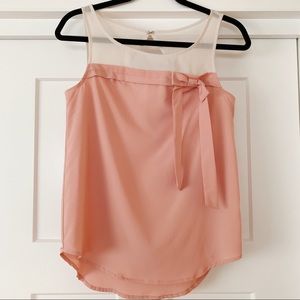 LC Lauren Conrad Sleeveless Bow Top